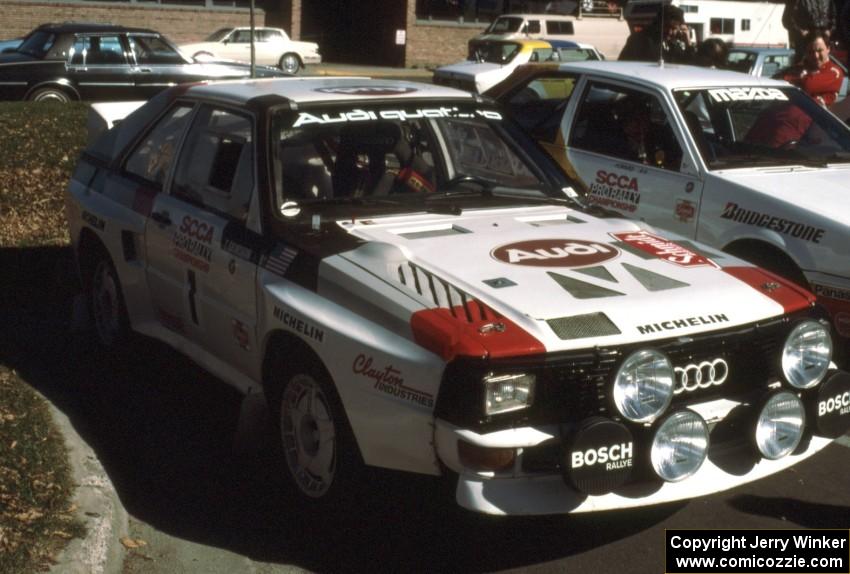 John Buffum / Tom Grimshaw Audi Quattro Sport Coupe at Parc Expose in Grand Rapids, MN.