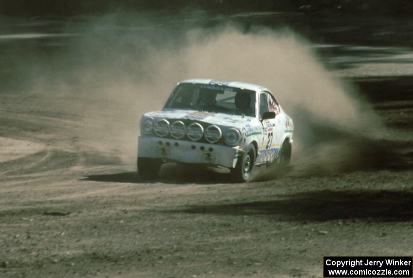 Chuck VanDamme / Tom VanDamme Mazda RX-3 on SS2.