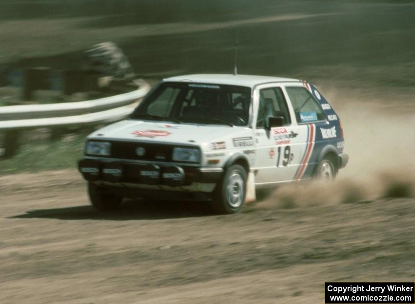 Nelson Shepard / Tom Burgess in their P class VW GTI.