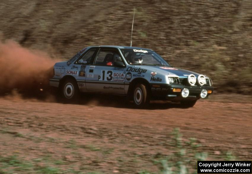 John Crawford / Joe Andreini in their Dodge Shadow.