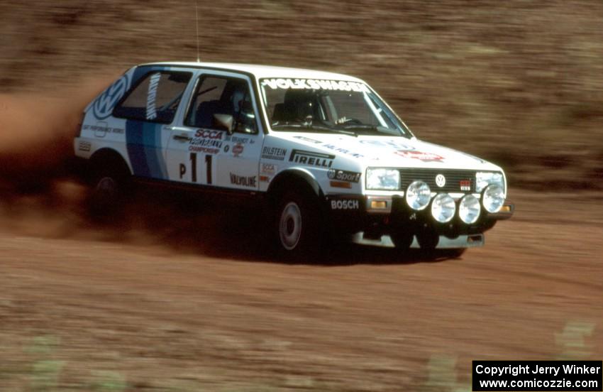 Guy Light / Jimmy Brandt in their P class VW GTI.