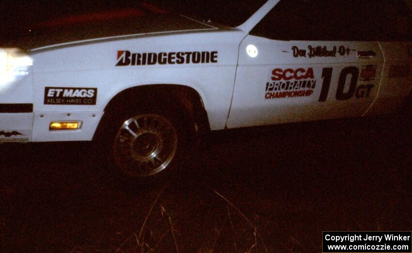 Dan Gilliland / Betty-Ann Gilliland in their Dodge Shelby Charger.