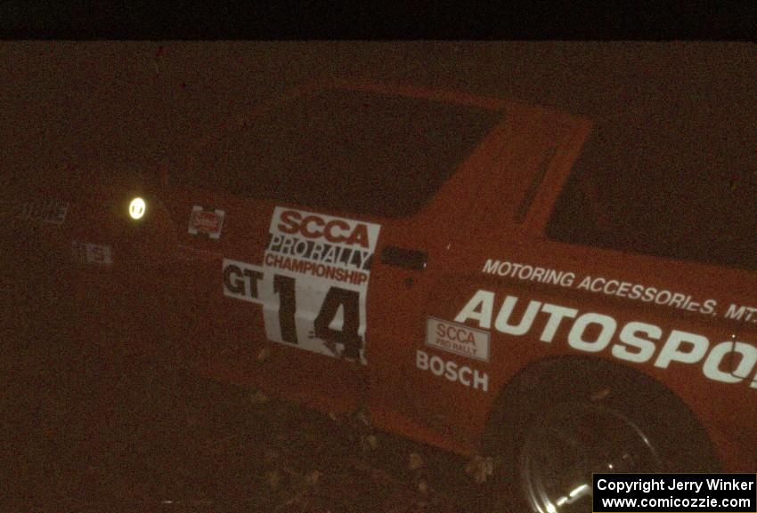 David Lapham / Susan Ferretti Mitsubishi Starion at night.