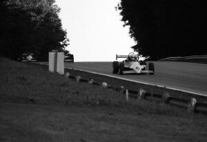 Van Roberts' Mondiale Formula SAAB leads the field into turn 5.