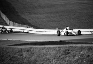 Van Roberts' Mondiale Formula SAAB leads the similar car of Robby Unser