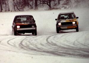 Mike Ehleringer / Dick Nordby VW Rabbit (L) and Kyle Smith / Paul Gilbert VW Rabbit