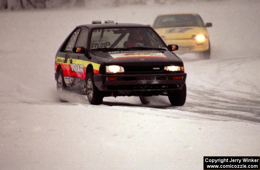 John Menard / Paul Menard Mazda 323GTX and Troy Greenberg / Tim Young Honda CRX