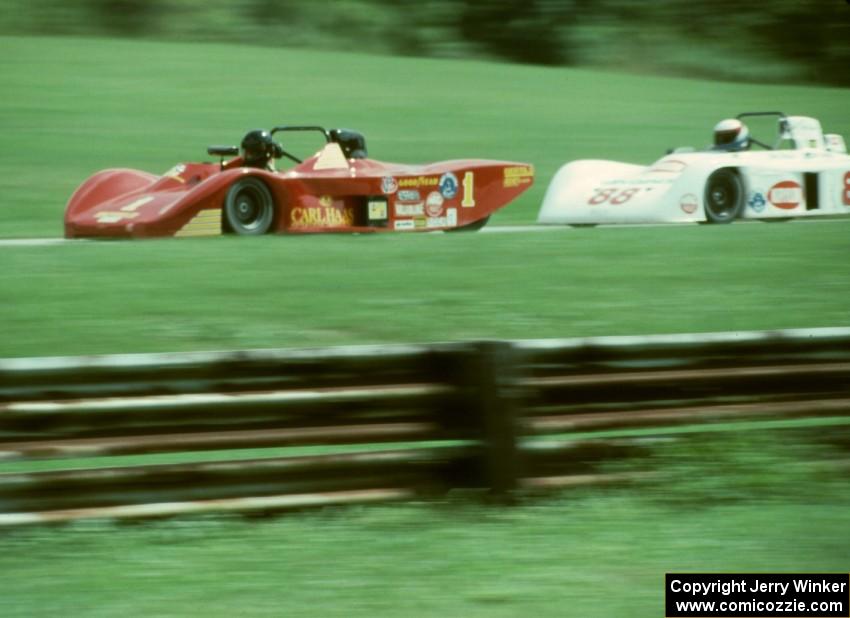 Steve Knapp's Lola T-87/90 holds off John Fergus' Swift DB-2