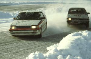 John Dozier / Brian Heitzman Honda CRX Si and Dan Otto / Kevin Carlstrom VW Fox