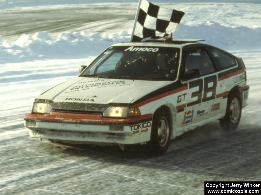 John Dozier / Brian Heitzman in a Honda CRX Si were the winners!