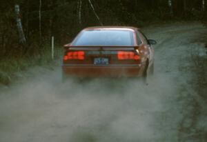 Doug Shepherd and Joe Andreini were first car on stage at Ojibwe '88 in their new Dodge Daytona. They finished third overall.