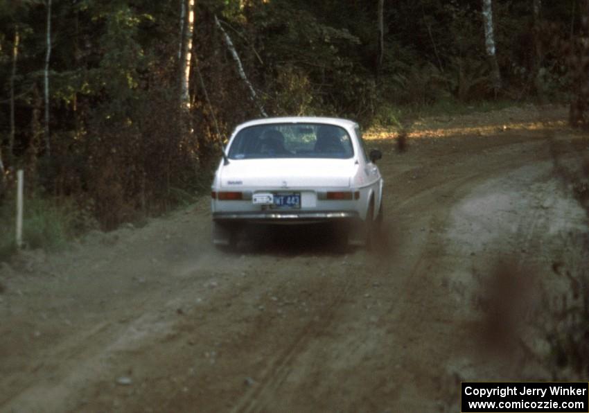 Tom Gillespie found Tim Winker as a last minute co-driver in his SAAB 99 for '88 Ojibwe.