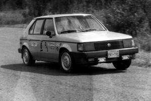 Mark and Mary Utecht's Dodge Omni GLH at Forest Lake go-kart track