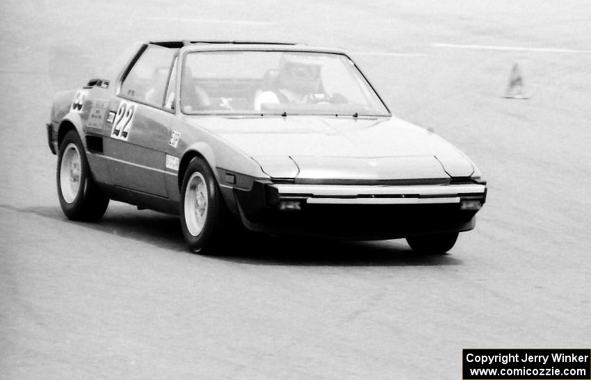 Doug and Connie Lindman raced this Fiat X1/9 at Raceway Park