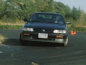 ??? in a Honda CRX at the Vo-Tech in Superior, WI