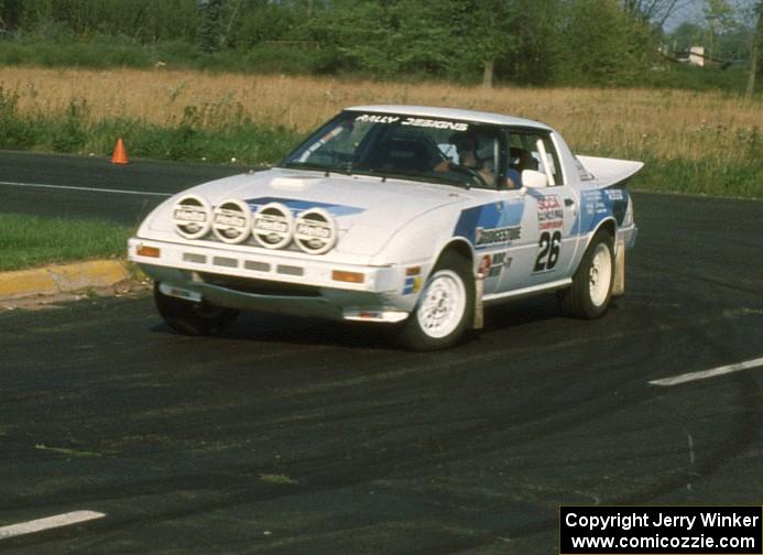 Carl Kieranen's Mazda RX-7 at the Vo-Tech in Superior, WI