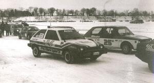 Mark Olson / Curt Sell Dodge Colt Turbo; Jerry Orr / Mark Youngquist VW Rabbit; and Cary Kendall / Tony Roggeman Mazda RX7