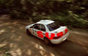 Henry Krolikowski / Cindy Krolikowski Subaru WRX on SS2 (Bunker Pond Out)