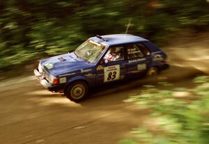 Mark Utecht / Brenda Corneliusen Dodge Omni GLH on SS2 (Bunker Pond Out)