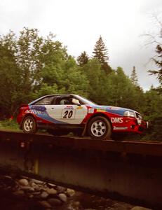 George Plsek / Ronan Burke Audi S2 Quattro View on the last bridge on SS4 (East Town E.)