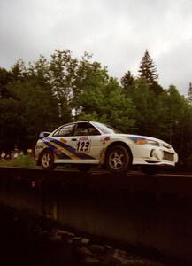 Vinnie Frontinan / Luis Teixeira Mitsubishi Lancer Evo IV on SS4 (East Town E.)