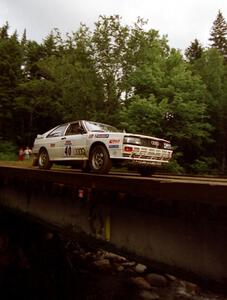 Bruno Kreibich / Rod Hendricksen Audi Quattro on SS4 (East Town E.)