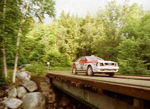 Demetrios Andreou / Ron Norton Audi S2 Quattro on SS4 (East Town E.)