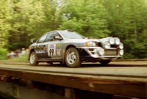 Sakis Hadjiminas / Brian Maxwell Subaru Impreza on SS4 (East Town E.)