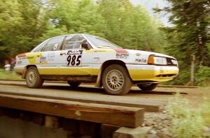 Steve Barnes / Melanie Kelly Audi 5000 Quattro on SS4 (East Town E.)