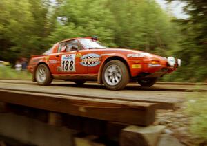 Andrew Havas / Mal Swann Mazda RX-7 on SS4 (East Town E.)