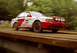 Arthur Wojcik / Chuck Cox Mitsubishi Galant VR-4 on SS4 (East Town E.)