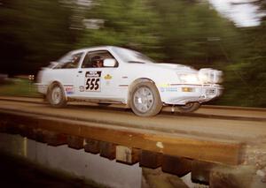 Colin McCleery / Jeff Secor Ford Merkur XR4Ti on SS4 (East Town E.)