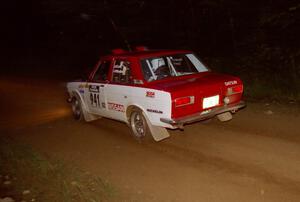 Dan Cook / Bill Rhodes Datsun 510 on SS4 (East Town E.)