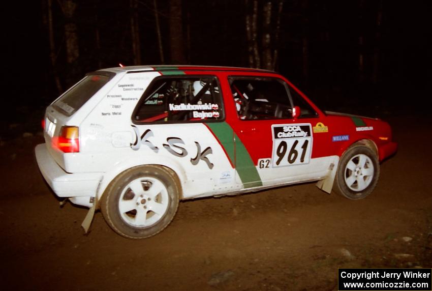 Jerzy Bajno / Slawomir Kadlubowski VW GTI on SS4 (East Town E.)