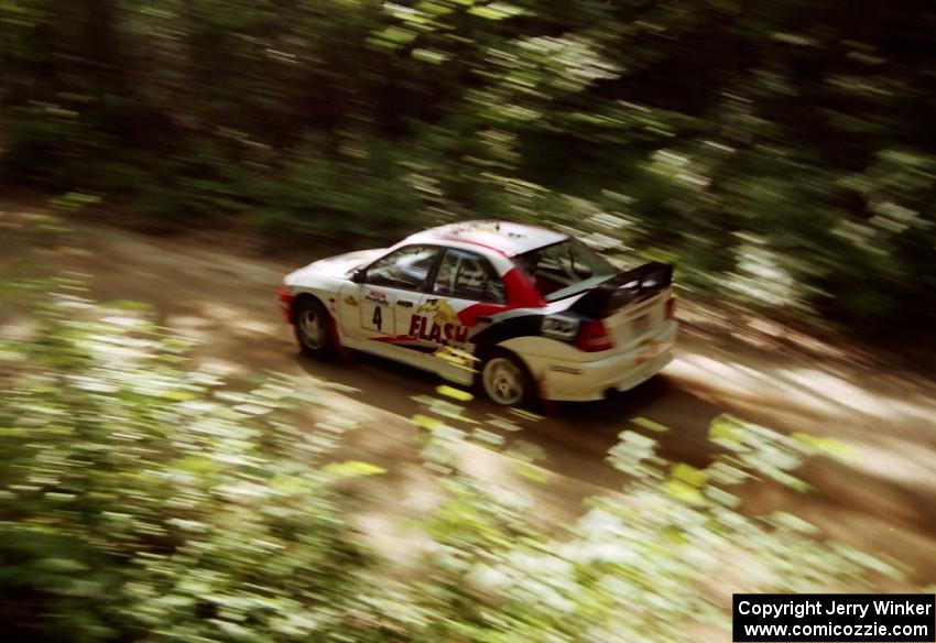 Garen Shrader / Michael Fennell Mitsubishi Lancer Evo IV on SS2 (Bunker Pond Out)