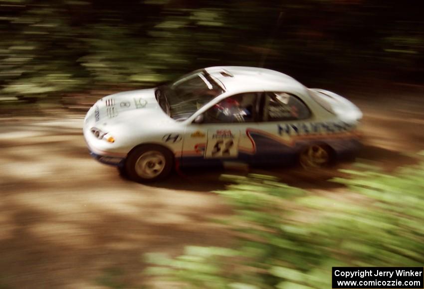 Doug Shepherd / Ralph Beckman Hyundai Elantra on SS2 (Bunker Pond Out)