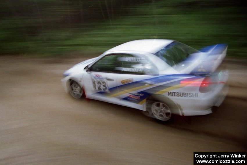 Vinnie Frontinan / Luis Teixeira Mitsubishi Lancer Evo IV on SS2 (Bunker Pond Out)