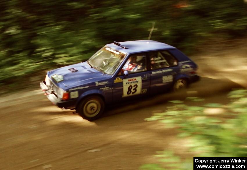 Mark Utecht / Brenda Corneliusen Dodge Omni GLH on SS2 (Bunker Pond Out)