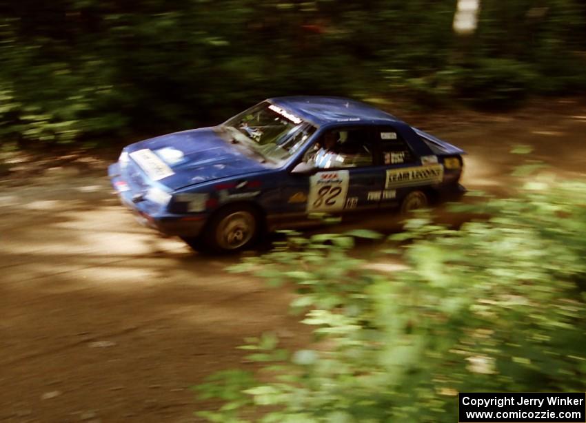 Mike Hurst / Rob Bohn Dodge Shadow GT on SS2 (Bunker Pond Out)