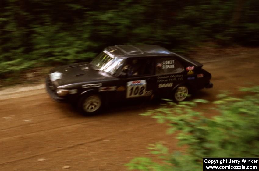 Jerry Sweet / Stuart Spark SAAB 99EMS on SS2 (Bunker Pond Out)