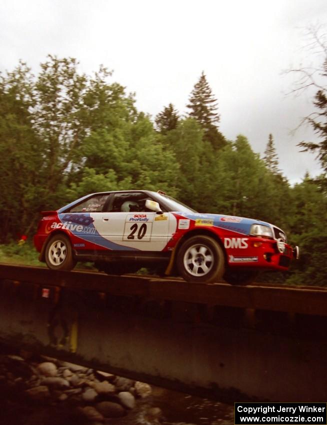 George Plsek / Ronan Burke Audi S2 Quattro View on the last bridge on SS4 (East Town E.)