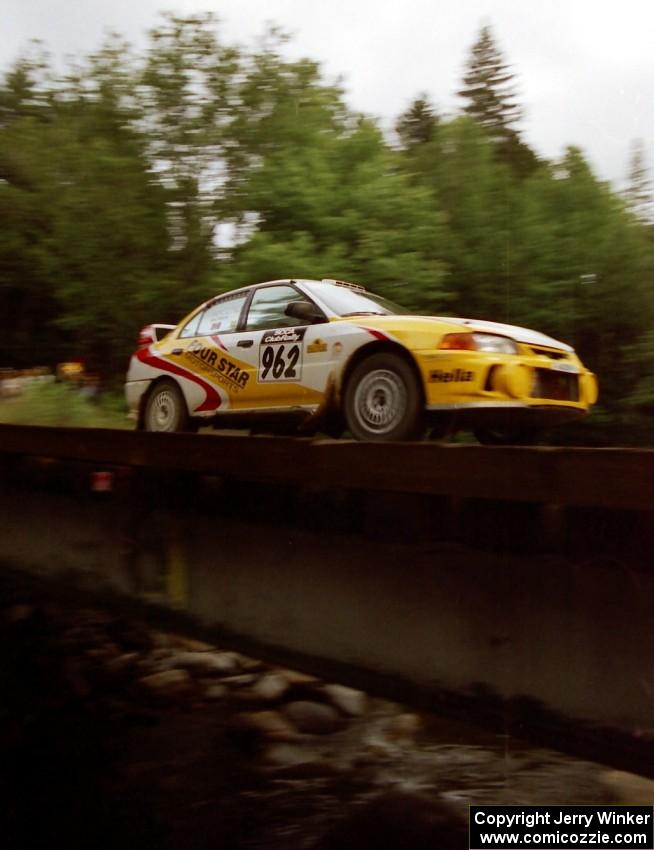 Keith Townsend / Ian McEwen Mitsubishi Lancer Evo IV on SS4 (East Town E.)