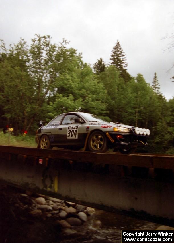 Lon Peterson / Bill Gutzmann Subaru Impreza on SS4 (East Town E.)