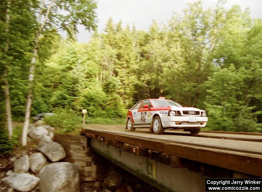 Demetrios Andreou / Ron Norton Audi S2 Quattro on SS4 (East Town E.)