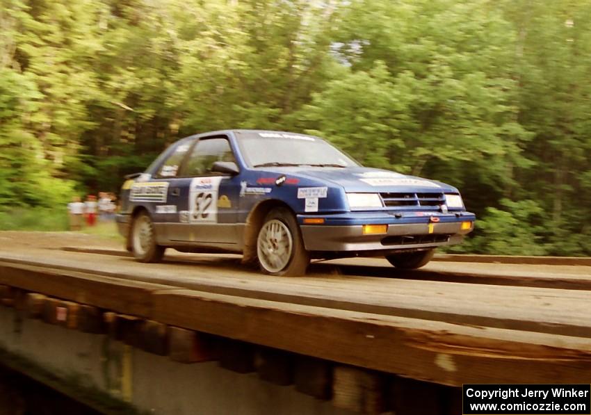 Mike Hurst / Rob Bohn Dodge Shadow GT on SS4 (East Town E.)