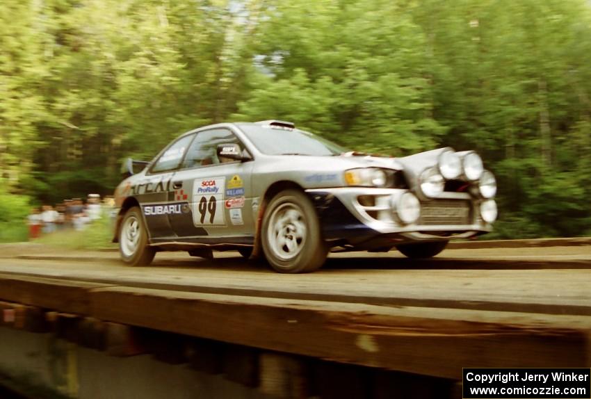 Sakis Hadjiminas / Brian Maxwell Subaru Impreza on SS4 (East Town E.)