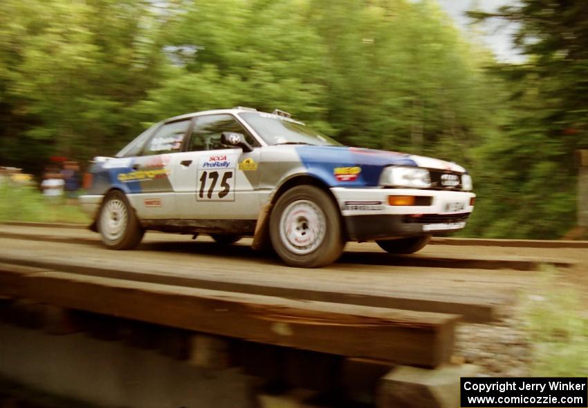 Alex Erisoty / Ben Greisler Audi 90 Quattro on SS4 (East Town E.)