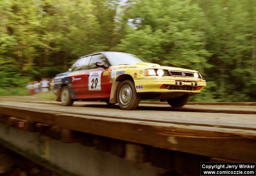 Dean Fry / Greg Usavage Subaru Legacy on SS4 (East Town E.)