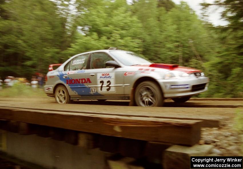 Nick Robinson / Carl Lindquist Honda Civic on SS4 (East Town E.)