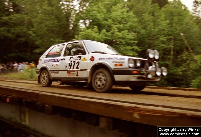 Liz Campbell / Karen Houghton VW GTI on SS4 (East Town E.)